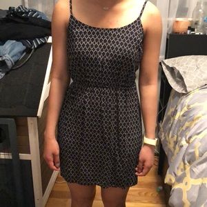 Black and white dress